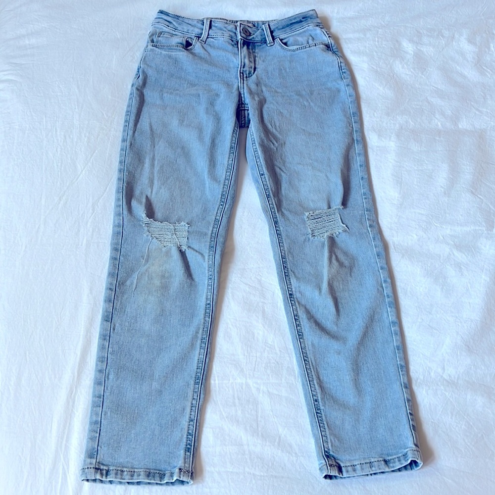 🖤SO Youth light color rip jeans🖤